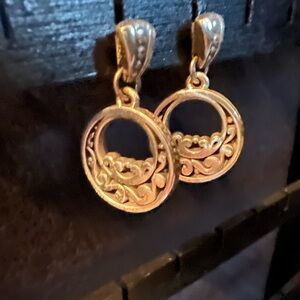 Celtic Design Drop Earring .925 sterling silver St Patrick's